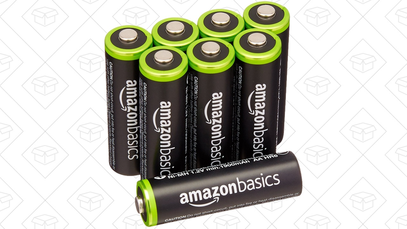 8 Pilas recargables AmazonBasics AA | $13 | AmazonGráfico: Shep McAllister